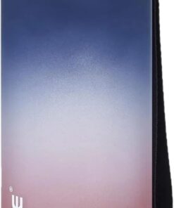 1000ml Büyük Boy Soft Touch Çift Renk Motivasyon Tritan Su Matarası (Lacivert-Kırmızı)