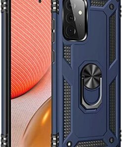 Samsung Galaxy A72 ile Uyumlu Yüzüklü Standlı Vega Kapak