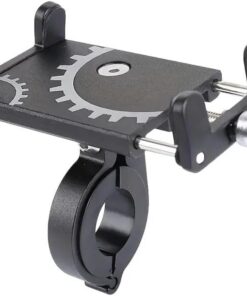 Kr01 Pro Alüminyum Vida Sıkıştırmalı Sıkı Tutuş Titremez Motosiklet Bisiklet Telefon Tutucu