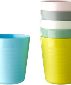 Ikea 004 613.79 Çocuk Plastik Bardağı Pastel Çok Renkli 17 cm (6'lı Paket)