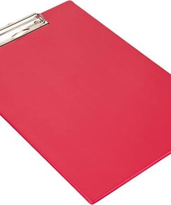 SEKRETERLİK KAPAKSIZ A5 KÜÇÜK BOY PVC 17,5X24 CM A5 SEKRETER TABLASI KAPAKSIZ - KIRMIZI