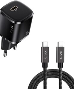Rapid 20W USB-C Mini PD Hızlı Şarj Cihazı Güç Adaptörü ve 1 metre Hızlı Şarj Ve Data Kablosu L23 - TCT-01