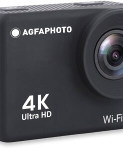 Realimove AC9000-30 su geçirmez Dijital Eylem Kamera (Gerçek 4K EIS Anti-Shake, 170 Â ° açı, 2.0 inç LCD ekran, 18 Zubehörteile, WLAN) Siyah m