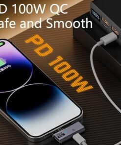 Type C To 2 USB3.2 100W 10Gbps Veri Aktarımı Kulaklık Müzik Dinleme Dönüştürücü Çevirici OTGCC