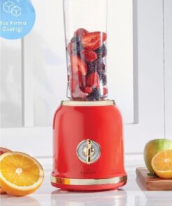 Retro Personal Blender Kırmızı