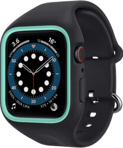 Spigen Apple Watch 41mm/40mm (Seri 9/8/7/6/SE/SE2/5/4) Kılıf Nano Pop Prune Charcoal - ACS02085