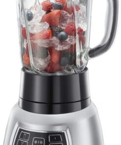 Hobbs Velocity Pro Jug Blender, Cam (7 Ayar: 3 Hız Kademesi + IceCrush + Smoothie, İçecek ve Çorbalar İçin 3 Program) 1,5 L Kapasite, 25720-56