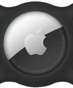 Apple AirTag Kılıf, Evcil Hayvan için Silikon Boyun Tasma Aparatı Siyah [AirTag ile Uyumlu Kılıf - Siyah]