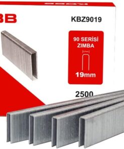 KBZ9019 19mm 2500 Adet 90 Serisi Ağır Hizmet Tipi Zımba Teli, Gri