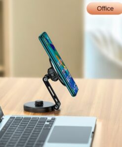 Katlanabilir MagSafe Uyumlu Manyetik Mıknatıslı Telefon Tutucu Gümüş CA3 (Gümüş)