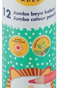 Jumbo Metal Tüp Boya Kalemi 12'Li