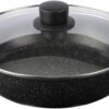Vipiteno kapaklı kızartma tenceresi, indüksiyonlu kızartma tenceresi, yapışmaz kaplama, güveç tenceresi, alüminyum, yuvarlak, çap 28 cm