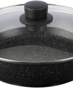 Vipiteno kapaklı kızartma tenceresi, indüksiyonlu kızartma tenceresi, yapışmaz kaplama, güveç tenceresi, alüminyum, yuvarlak, çap 28 cm