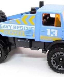 Wheels Mercedes-Benz Unimog 1300L HW Haulers 4/5 (61/250) HKJ99 Kısa Kart Mattel 2023 + Blister ve Kart Koruyucu Paket Friki Maymun