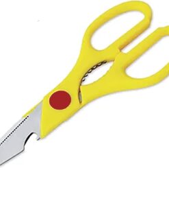 Çok Amaçlı Mutfak Makası, Plastik, Paslanmaz Çelik (Sarı)