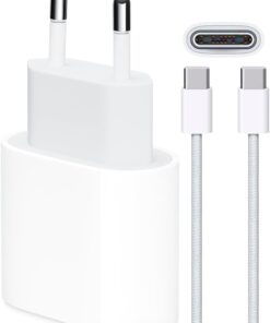 iPhone 35W USB-C iPhone 16/15/ Pro/Max/Plus PD Güç Adaptörü ve Kablo Set GaN Tech (Şarj Isısını Azaltır) Type-C Hızlı Şarj Cihazı Android & iPad & Macbook