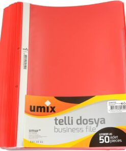 A4 Telli Dosya 50'li Kırmızı