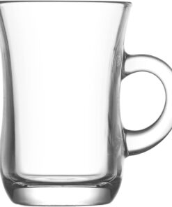 Yudum Kulplu 6'lı Çay Bardağı