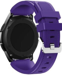 Kordon Kayış Silikon Tırtıklı Mor watch GT2 Pro GT 2e GT 42mm GT 46m GT2 46m GT2 42m Watch 2 Honor Watch 2 42m Watch SE watch GS PRO Magic Watch2 46m Magicwatch 1 watch Dream ile Uyumlu ürün