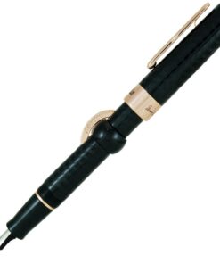 Mark Twain Crescent Filler Black Chase w/ Rose Gold Dolma Kalem M Uç