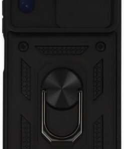 Xiaomi Redmi Note 12S Uyumlu Kılıf Pars Lens Sürgülü Yüzüklü Standlı Korumalı Kılıf