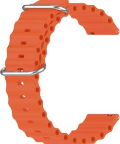 Samsung Galaxy Watch 3 45mm Kordon Ocean Band Turuncu