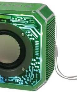 800 Mah Kablosuz 5.2 Ledli Taşınabilir Bluetooth Hoparlör Yeşil BTS-86
