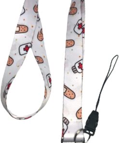 Medikal Desen Boyun ipi Telefon Askısı Lanyard