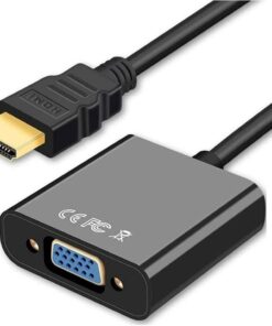 Plus PX-1240S Dijital HDMI to VGA 30cm Görüntü Çevirici Aparat Siyah
