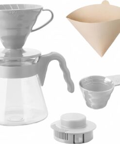 V60 Kahve Demleme Seti, Açık Gri