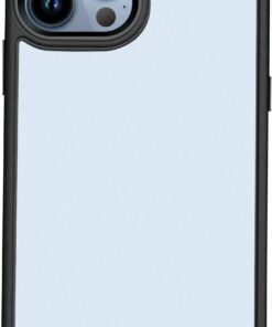 iPhone 13 Pro uyumlu HİBRİT TPU+PC Yarı Saydam ULTRASHOCK Kılıf (Siyah)