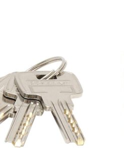 Lock 2930EURD Ekstra Kalın Prinç Anahtar Asma Kilit, Altın, 5,4 x 3 x 1,4 cm