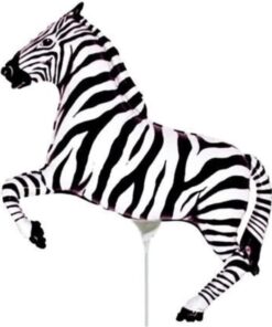 Castle 14'' Zebra Folyo Balon- 15 Adet
