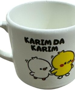 Yapımı Seramik MUG Kupa, 200 ML, Özel Kabartmalı, El İşçiliği, İznik Sanatının Muhteşem Örneği, Özel El İşçiliğiyle Evinize Sanat Katın (Karımda Karım)