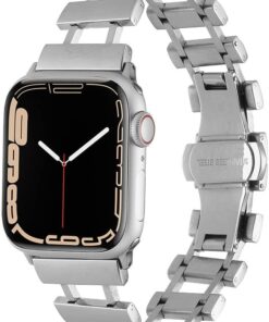 Apple İle Uyumlu Watch 42mm KRD-96 Metal Kordon Gümüş