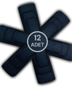 12 Li Set Tencere Tava Koruyucu Borcam Çizdirmez Keçe Düzenleyici Siyah
