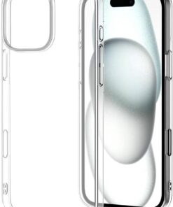 Apple İle Uyumlu iPhone 16 Pro Kılıf ZORE Droga Kapak Şeffaf