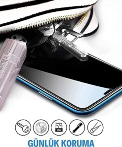iPhone 13 Pro Max /14 Plus Uyumlu Uçtan Uca Tam Koruma Kırılmaz Cam 21H 9D Ekran Koruyucu