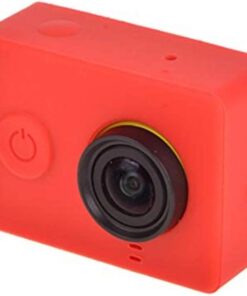 Xiaomi Yi Uyumlu Silikon Kılıf Unisex, Kırmızı, Tek Beden