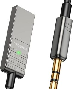 Bluetooth Car Receiver Aux, Gri