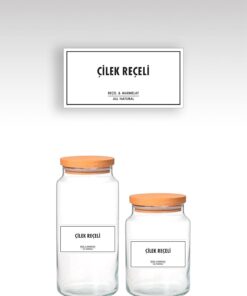 Adet Reçel - Marmelat Kavanoz Etiketi - Sticker