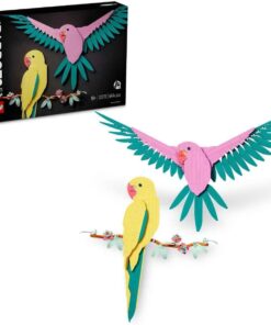Art Fauna Koleksiyonu – Macaw Papağanları 31211 - Yetişkinler için Koleksiyonluk ve Sergilenebilir Tablo Yapım Seti (644 Parça)