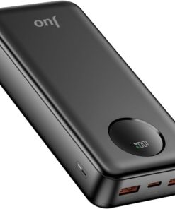 20000mAh 22.5W Dijital Led Ekranlı Taşınabilir Hızlı Şarj Cihazı Powerbank Siyah