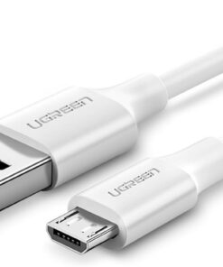 Micro-USB & USB-A Data ve Şarj Kablosu, 1.5 Metre, Beyaz