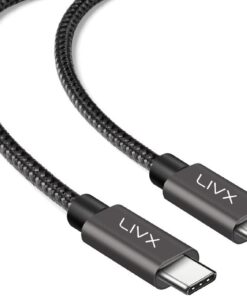 Solid 100W 5A Type C to Type C iPhone 15 Pro Max Plus Hızlı Şarj ve Data Kablosu Halat Örgülü Space Gray (3 Metre)