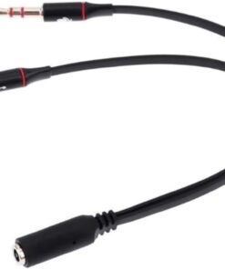 Kulaklık Mikrofon Ayırıcı 3.5mm Çevirici Switch Splitter 4457