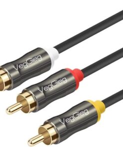 3 RCA to 3 RCA Ses ve Görüntü Kablosu 2 Metre