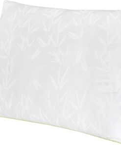 Bambu Cotton Çiçek Desenli%100 Pamuk Yastık, Beyaz, 35x45 cm