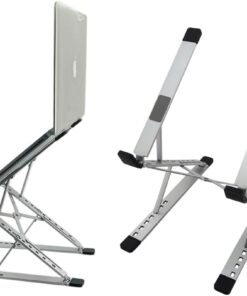 Kaliteli Tok Alüminyum Dizüstü Bilgisayar Notebook Standı Yüksekliği Ayarlanabilir 30cm Maksimum Yükseklik Stand Taşınabilir Yükseltici MacBook Uyumlu Tüm Dizüstü Bilgisayar 10-16 inç N8