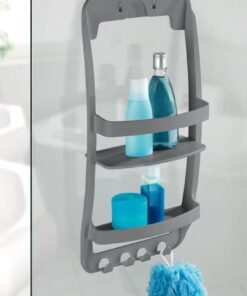 Plastik Banyo Rafı (gri)